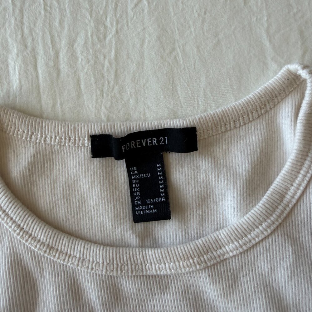 Ivory Ruffle Tank - Picture 3 of 5